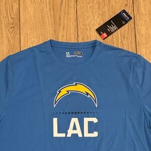 Under Armour Los Angeles Chargers LAC NFL Football Powder Blue T-Shirt Men’s L